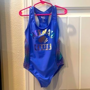 One piece girls bathing suit